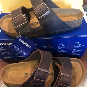 Birkenstock Arizona habana brown asst new